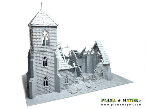 Alternative view of Iglesia románica destruida