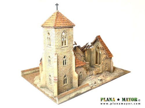 Iglesia románica destruida