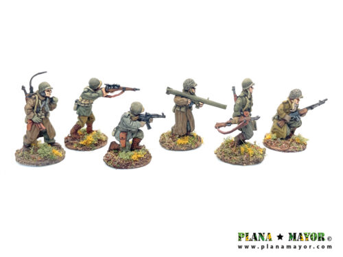 Alternative view of Infantería americana con armas de apoyo - Equipo SNAFU