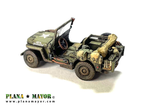 Estiba para Jeep en las Ardenas - Equipo SNAFU